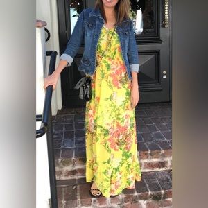 ANTHROPOLOGIE MAXI DRESS. Super Bloom